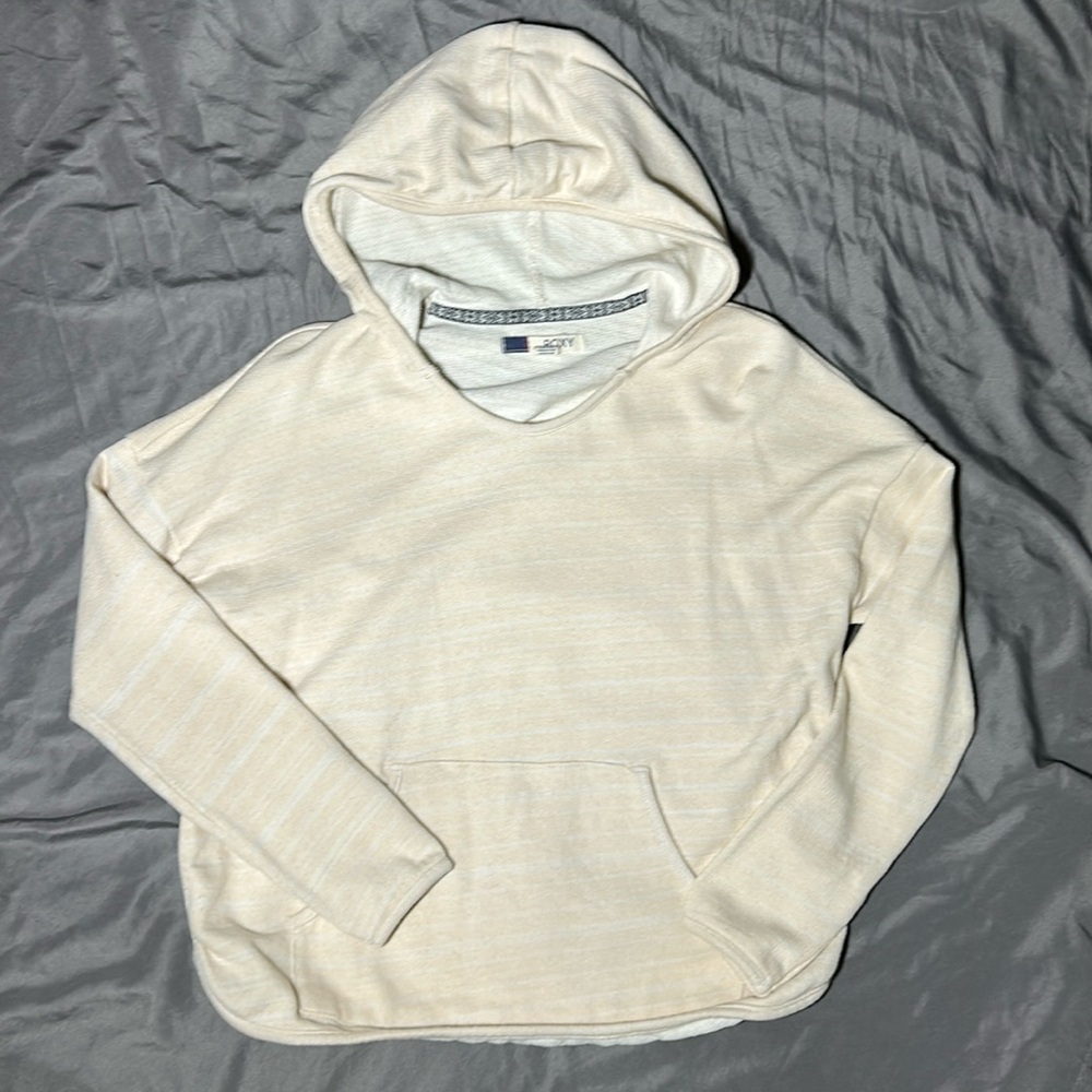 Roxy Sweater Peach & White Hoodie XS